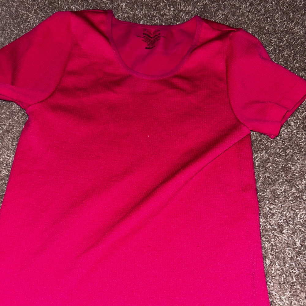 Essentials Pink Polo Short Sleeve T-Shirt